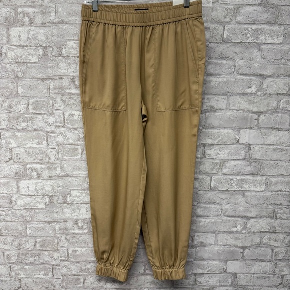 Ann Taylor High Rise‎ Joggers Pants Women’s Size Small Tan NWT - Picture 1 of 7